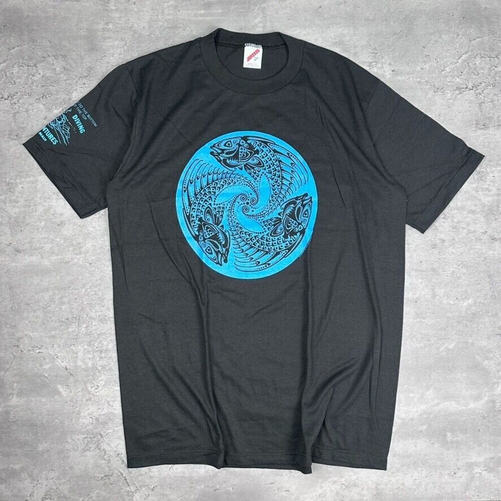 Vintage Single Stitch Steve's Diving Maui Hawaii Fish T Shirt 80s
